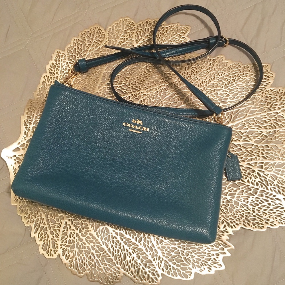 Leather Coach Lyla crossbody